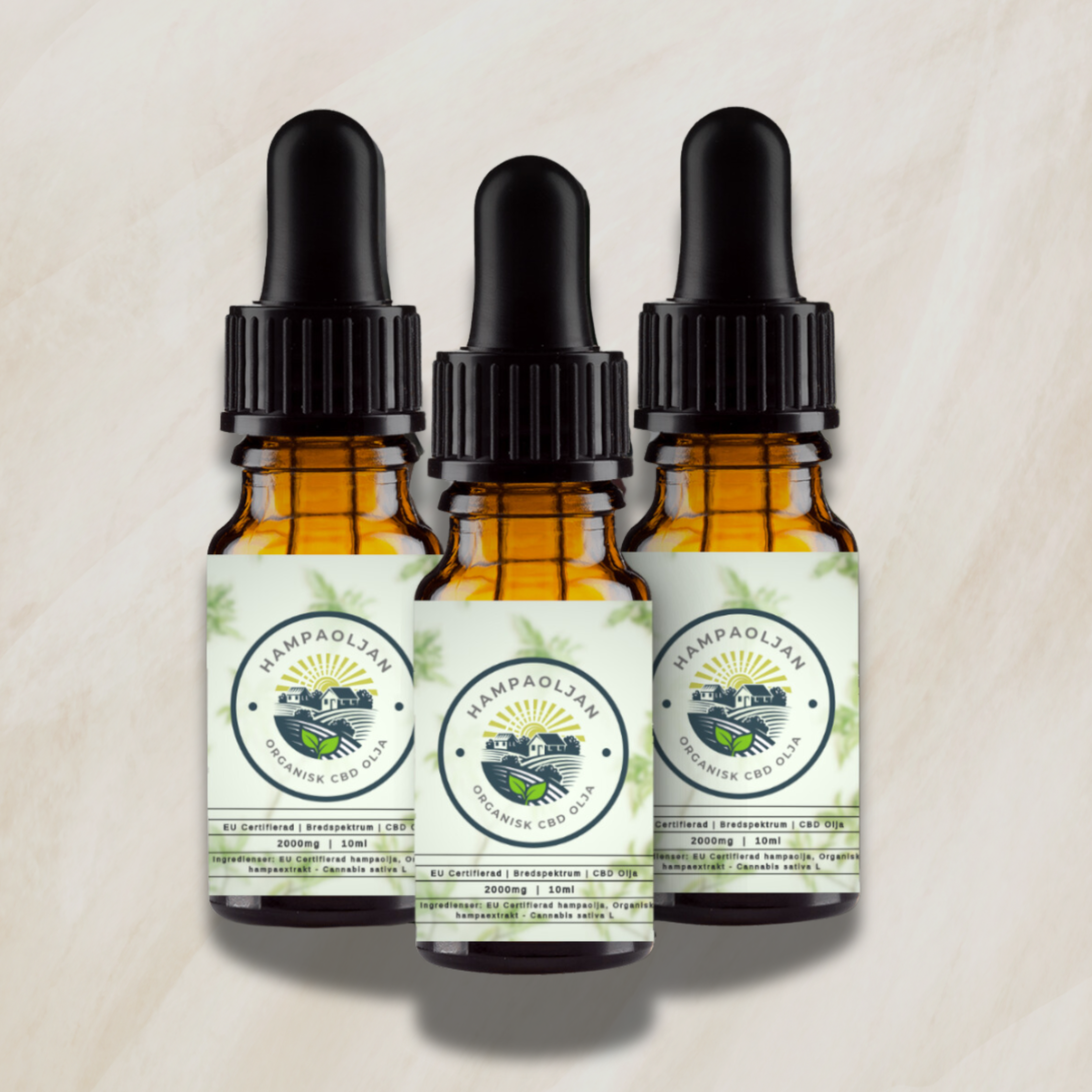 3 x CBD Olja 20% (2000mg)